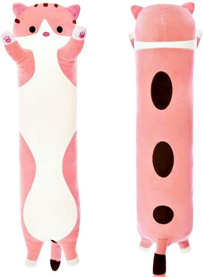 TechMax Solution Long Cat Plush Pillow Soft Cat Hugging Pillow Stuffed Animal Pillow Cute Kitty Sleeping Throw Pillow Gift for Kids - Image 1